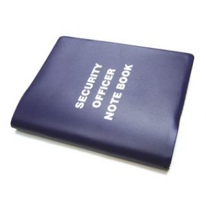 Security Note Books & Other Security Items