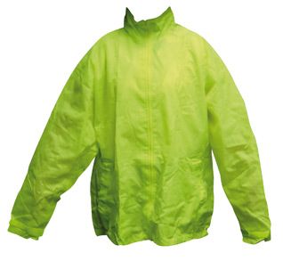 rain jacket in a bag